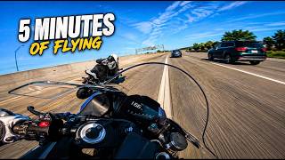 5 Minutes of Flying on a motorcycle...