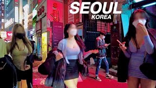 [4K]🔥Friday Night, Walking in Gangnam Club Streets - Nightlife - Walking Tour SEOUL KOREA 2022