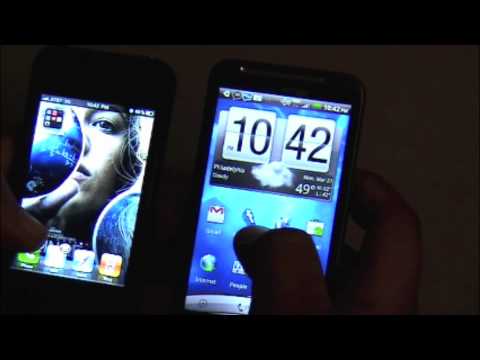 Vidéo: Différence Entre IPhone 5 Et HTC Thunderbolt