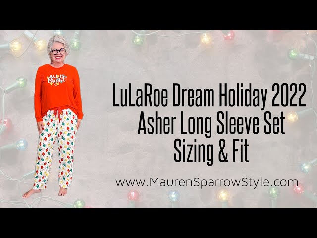 LuLaRoe Holly Set, Holly Size Chart, LuLaRoe Pajamas, Christmas Pajamas for  Women, LuLaRoe Christmas Collecti…