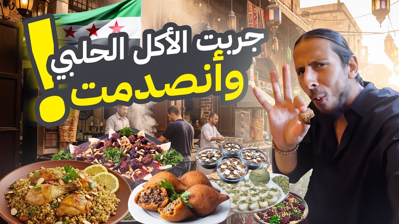 اليوم الاول في سوريا بالكرفان - حلب 🇸🇾 || جربت الأكل الحلبي واتصدمت من اللي شوفته ‼️🚎 