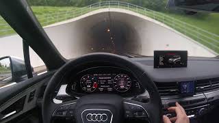 Audi SQ7 ABT 520 HP on Autobahn