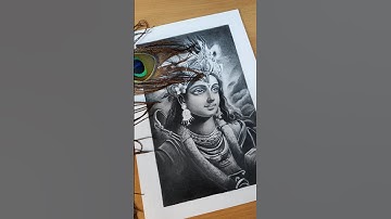 part-2- Sri Krishna drawing 🙏❤️#shorts #trending #art #krishna#viralvideo