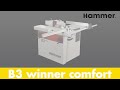 Saw/Shaper B3 winner comfort from Hammer® | Felder Group (Part 2)