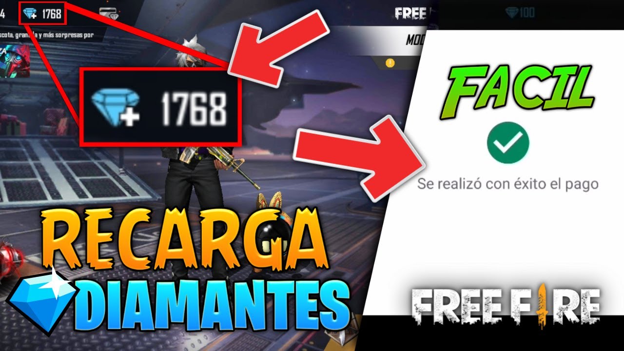 Free Fire: cómo recargar diamantes gratis 100% efectivo garena