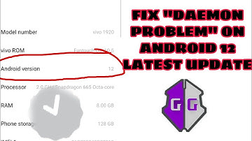 Fix "Daemon is not running" on Android 12 | Latest update 2022