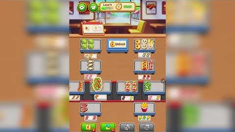 Puzzle Game  LV 9 | Grill Sorting Challenge #gameplay #games #asmr #puzzle #mobilegame #sortinggame