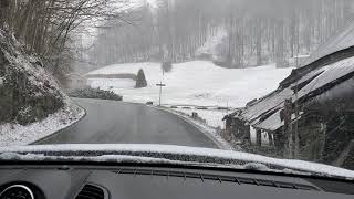 Boone, NC snow driving