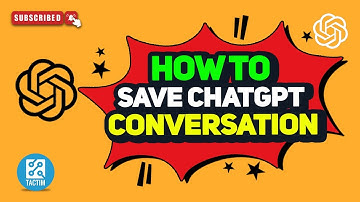 How to save ChatGPT conversation 2025