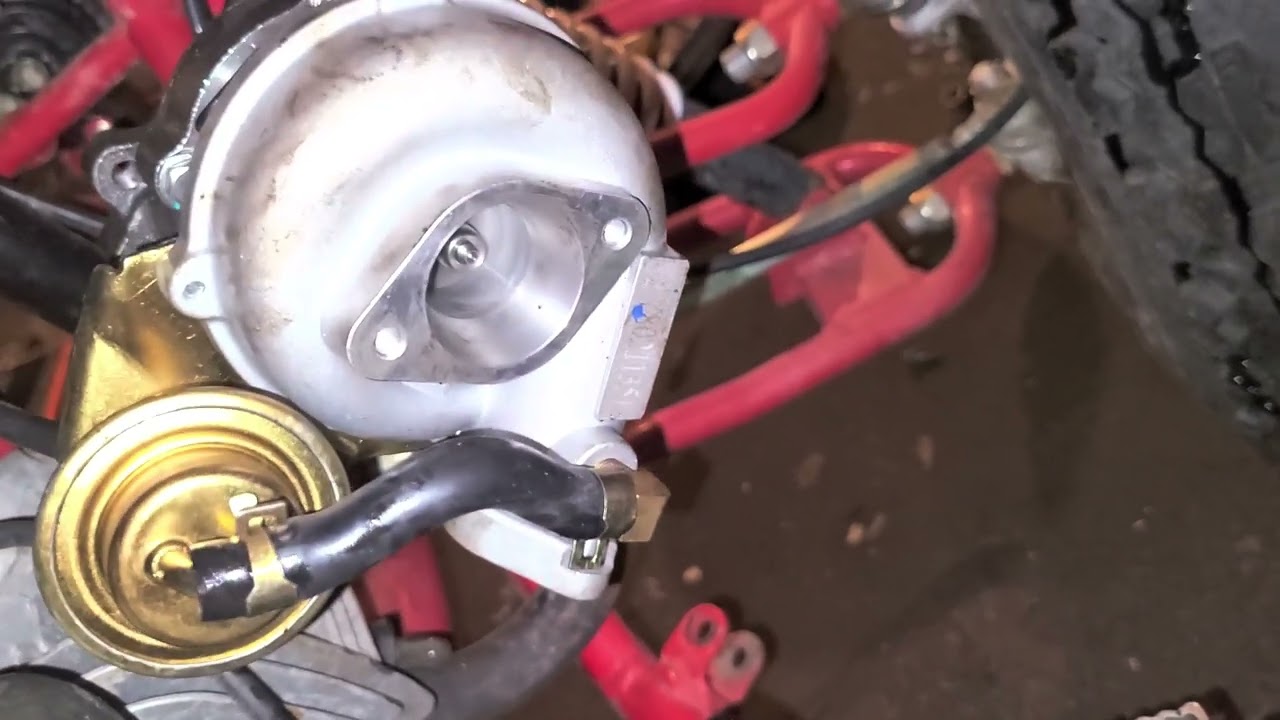 Turbo Quad chinese 125cc test start.