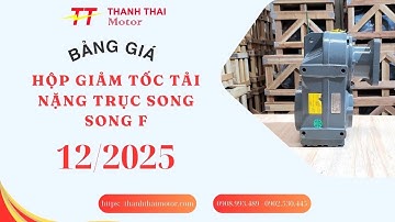 Bảng giá hộp giảm tốc tải nặng trục song song F tháng 12/2025 - Thành Thái Motor