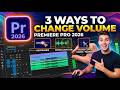 Premiere Pro: 3 Ways to Change Volume - اردو / हिंदी