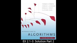 Ex 2.1-3 Loop Invariant... Part 2