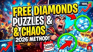 Puzzles & Chaos Frozen Castle Hack ✅ How to Get 900K FREE Diamonds (iOS & Android) screenshot 1
