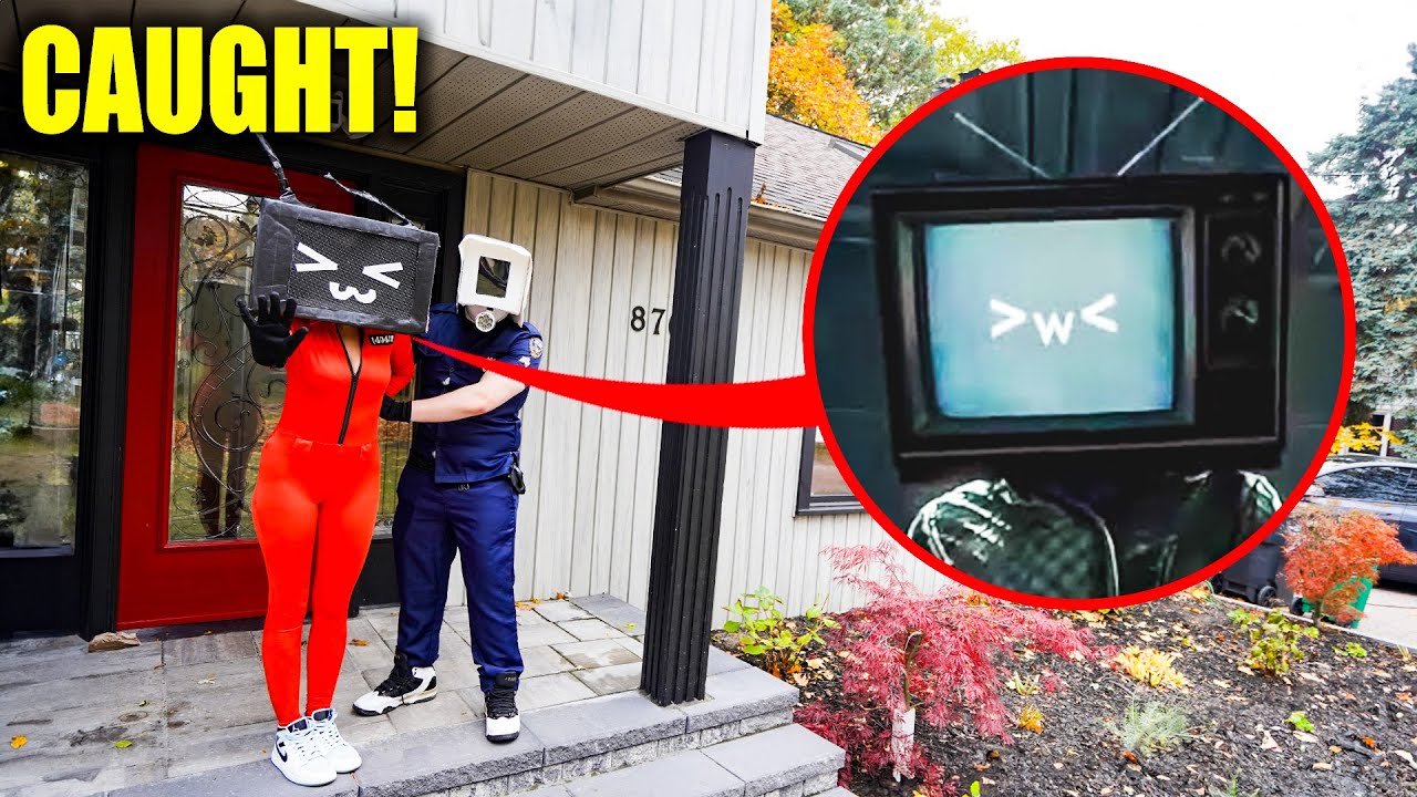 I CAUGHT TV WOMAN GETTING ARRESTED BY SKIBIDI POLICE!! (REAL LIFE SKIBIDI MOVIE!)