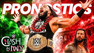 ROMAN REIGNS VA TOUT PERDRE ?! Mes Pronos WWE Clash in Italy