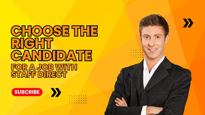 How To Choose The Right Candidate For A Job - Expert Advice From Staff Direct Recruitment Agency