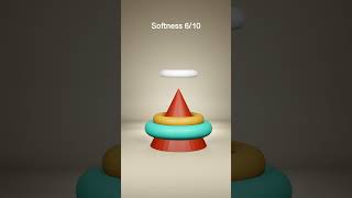 Soft body tube Simulation vs Cone 🔥💎🔈 #satisfying #blender #animation #3dart #clothsimulation screenshot 4