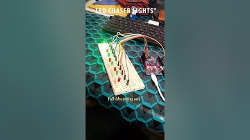 LED Chaser using Arduino | Promo video #arduinotutorial #ledchaser #comingsoon