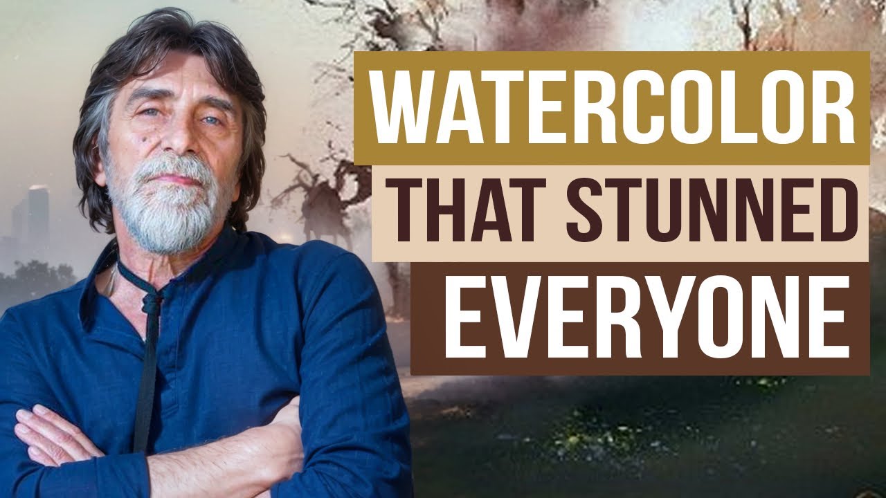 Раскройте легендарную технику алла-прима Ильи Ибряева | Гений акварельной живописи