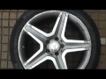 Full factory diamond-cut  alloy wheel refurbishment - Mercedes AMG wheel