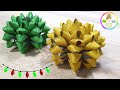 How to Make a Star Gift Bow/ ทําโบว์ริบบิ้นติดกล่องของขวัญ
