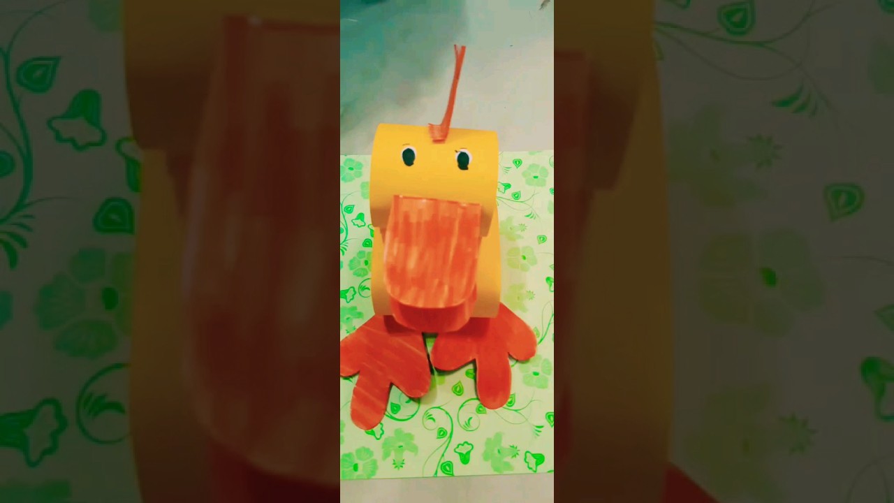 Easy paper duck 🐥 🦆/ Paper Craft 