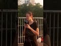 Скрипач на Тещином мосту в Одессе