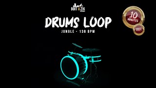 FREE DRUMS LOOP - Jungle - 138 BPM 🥁