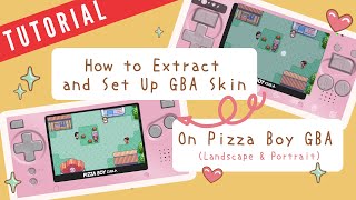 How to Extract and Set up GBA Skin on Pizza Boy GBA Emulator | Tutorial screenshot 5