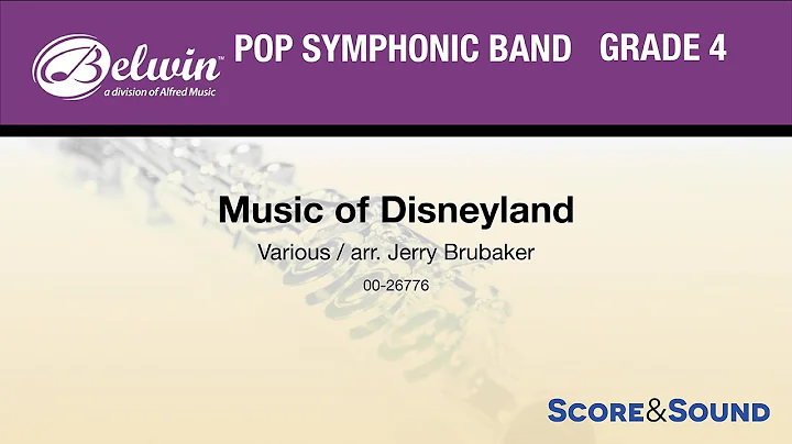 Music of Disneyland, arr. Jerry Brubaker  Score & ...