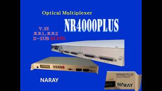 【판매중】 Optical Multiplexer NR4000 PLUS D-Sub 25Pin 광 다중화 장치 V.35 포트1 포트2 광 전송장치 NARAY NR4000PLUS