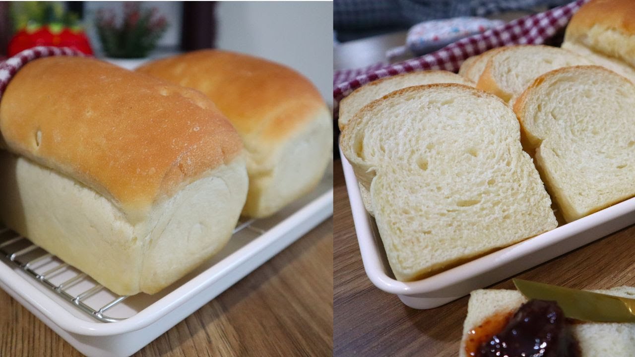 ขนมปังนุ่มๆที่ทำได้ง่ายๆยามเช้า ขนมปังนุ่มนมสด นวดน้อย นุ่มนานมาก Milk bread  | Ep-749|  @mine.kEp