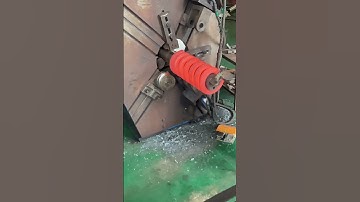 Make in China Train Suspension Tech: Hot Coil Spring Production Process #process #machine #springs
