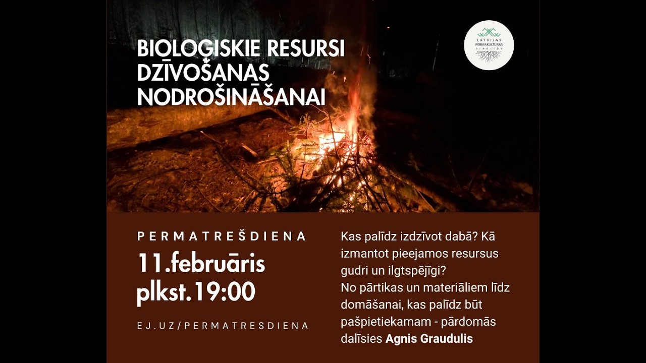 Kas palīdz izdzīvot dabā - Agnis Graudulis, Ēriks Fogels (Permatrešdiena 4.sezona)