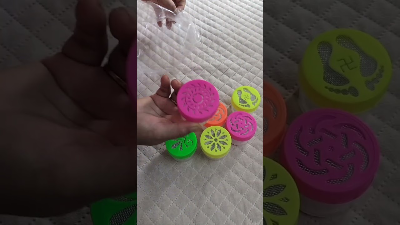 Rangoli Stamp Filter set 6 Pcs for Diwali 🎇 🪔