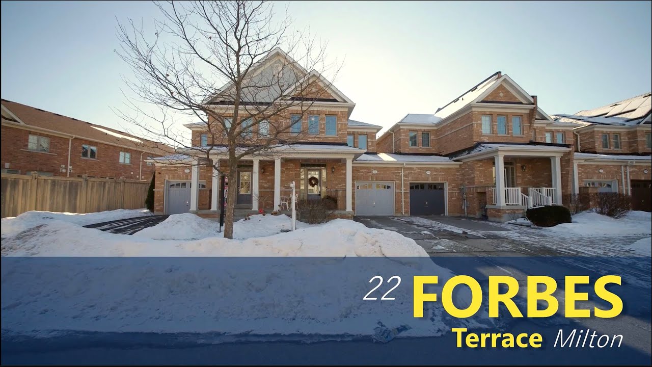Home for Sale 22 Forbes Terrace Milton Ontario⁠, Canada YouTube