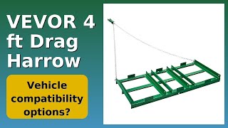 REVIEW (2026): VEVOR 4 ft Drag Harrow. Features.