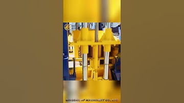 Qingdao HF Machinery QT6-15 Block Making Machine #brickmakingmachine  #máquina para fabricar bloques