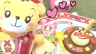 アンパンマン おもちゃ アニメ ♡ アンパンマン カレーおこさまランチセット しまじろう と はなちゃん メルちゃん ジュースミキサー 乳幼児向け 知育 キッズ アニメ !【 おもちゃアニメTV 】