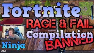 Fortnite Rage Fail Compilation Funny Best Moments