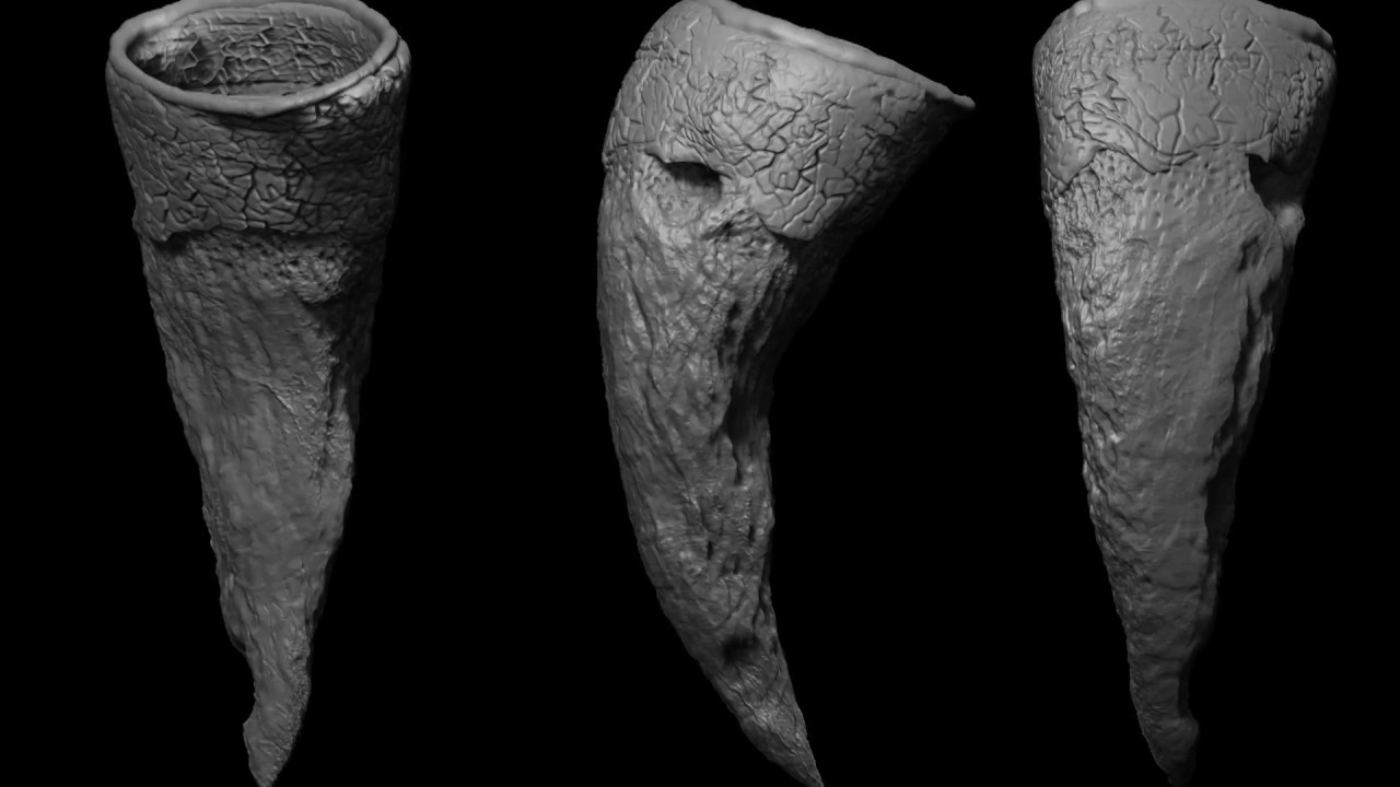 horn texture zbrush