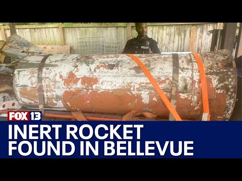 Bellevue PD finds inert rocket in man's garage | FOX 13 Seattle