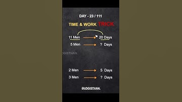 💥 Solve Time & Work in 2 Seconds! ⚡ #shorts #viral #maths