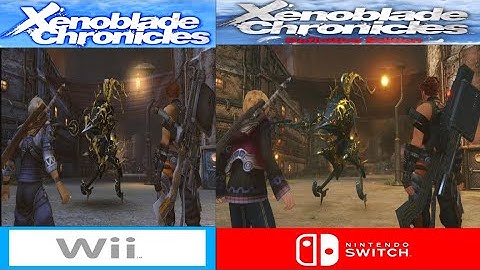 Xenoblade Chronicles: Original vs. Definitive Edition Comparison - Mechon Assault on Colony 9