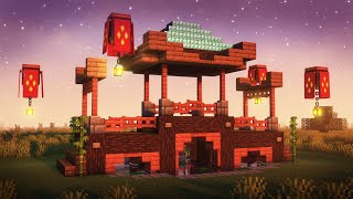 Minecraft: How To Build A Japanese Bridge | Easy Tutorial