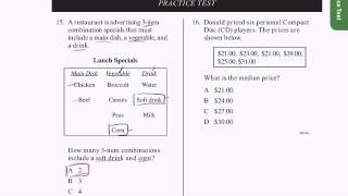 01   CAHSEE   05   CAHSEE practice  Problems 15 16