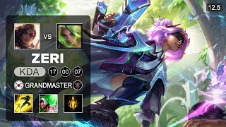Zeri ADC vs Samira - KR Grandmaster - Season 12 Patch 12.5