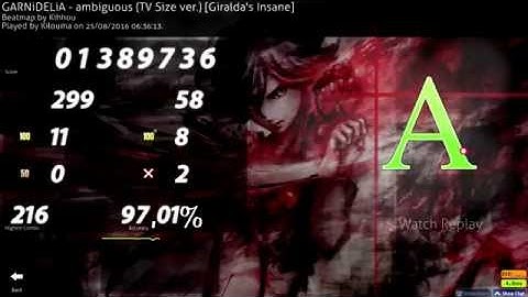 Osu ! Replay, Test Upload