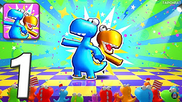 Dino Friends vs The World - Gameplay Walkthrough Part 1 (iOS, Android)